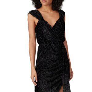 Saylor Black Sequin Farrah Dress Size Medium